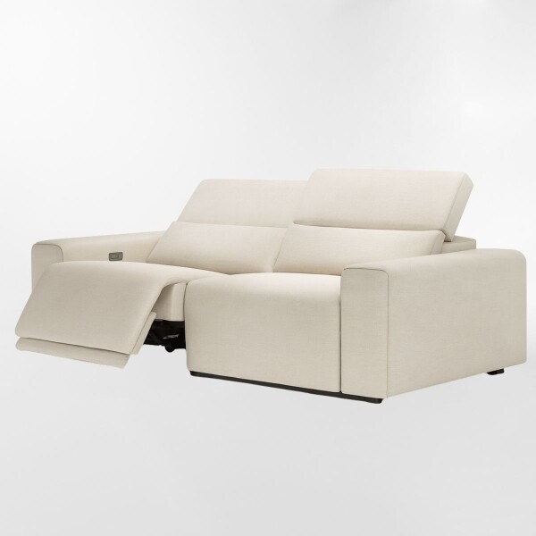 Sofá Eléctrico VOLARE BEIGE - 3 CUERPOS