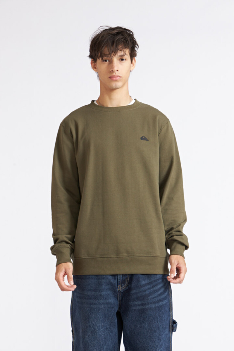 Quiksilver Buzo Polar BASIC CREW Hombre - Marrón - Marron 