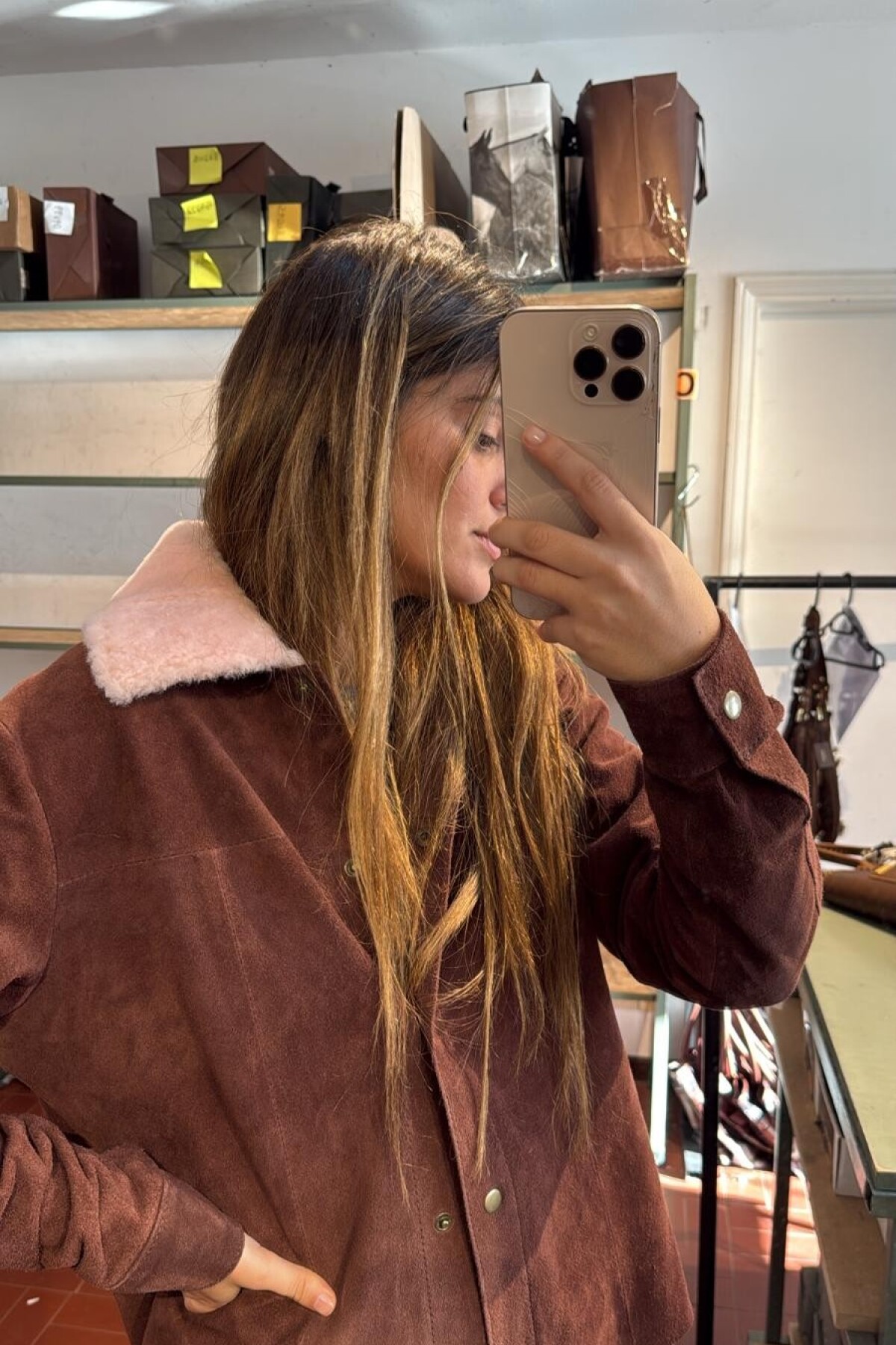 Warm Shirt Chocolate / Rosado