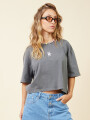 T-SHIRT NANTE RUSTY Gris