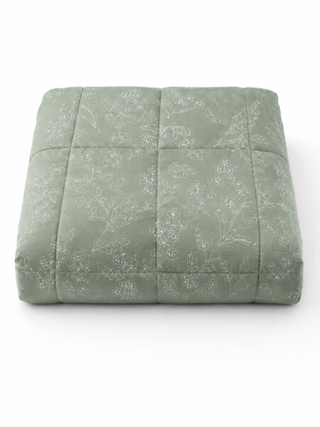 ACOLCHADO CON FUNDAS 2 PLAZAS VERDE