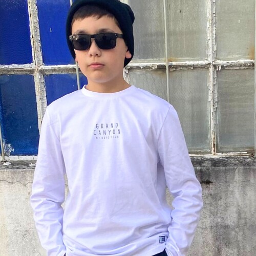 Remera Niño N+ Blanco