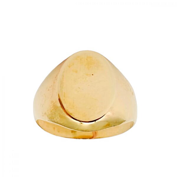 Anillo Mesa oval-Oro bajo-Sin Piedra-AN8209 sinpiedra