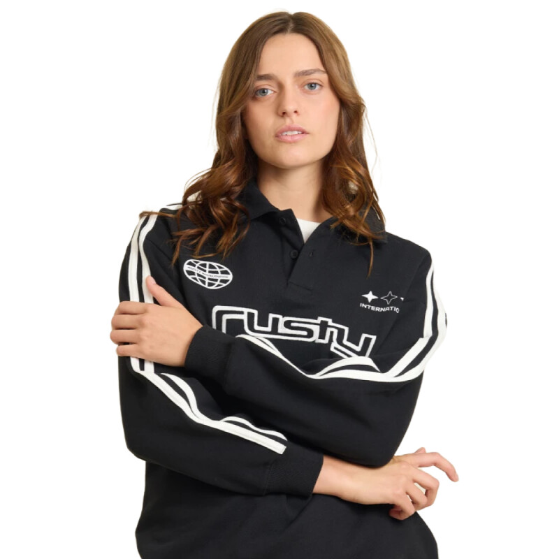 Remera Rusty Polo Taples - Negro Remera Rusty Polo Taples - Negro