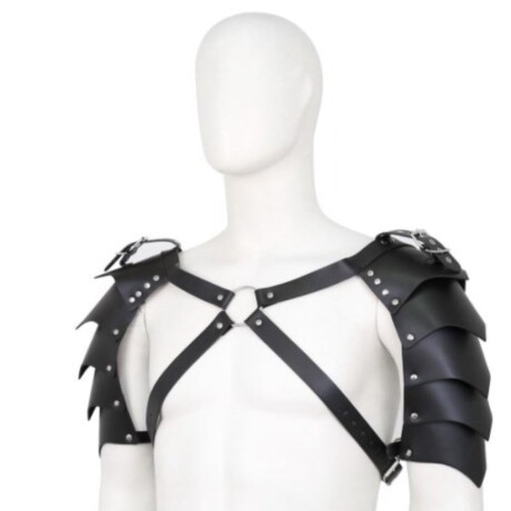 Arnés Hombre Gladiador Cuero Negro Arnés Hombre Gladiador Cuero Negro