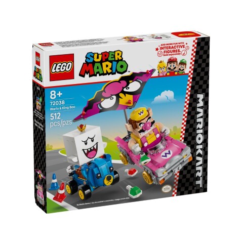 Lego Super Mario: Mario Kart Wario y Rey Boo 512 Pcs 8+ Lego Super Mario: Mario Kart Wario y Rey Boo 512 Pcs 8+