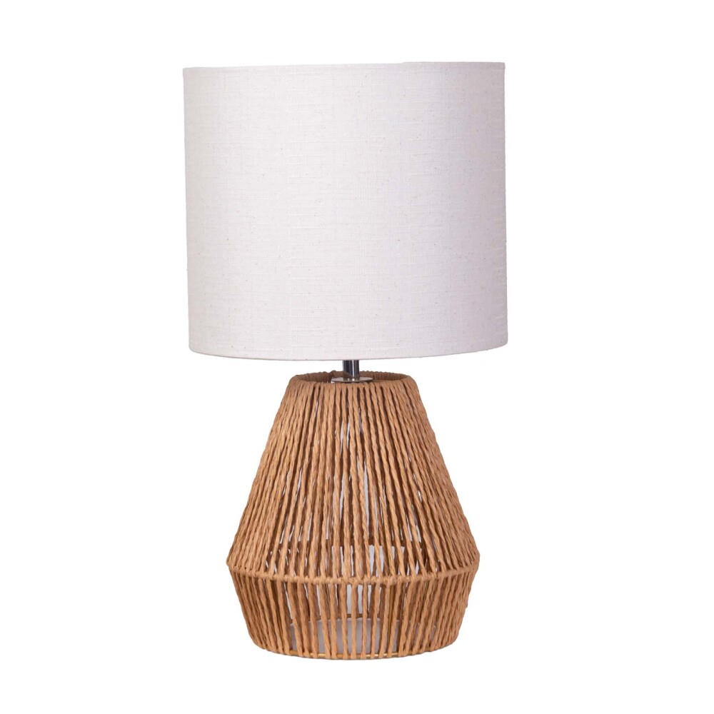 LAMPARA DE MESA METAL NATURAL-BEIGE LT93370