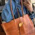 Leather Tote Bag Caramel