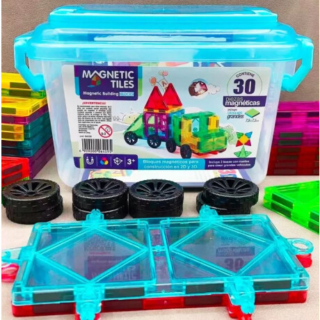 Juego De Bloques Magnéticos 30 Pzas. Juego De Bloques Magnéticos 30 Pzas.