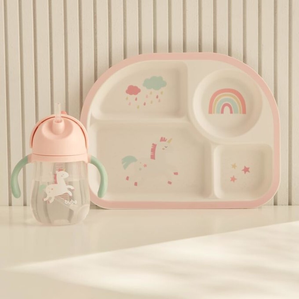 Vaso BUBA anticolico sorbito MAGIC rosa unicornio magic