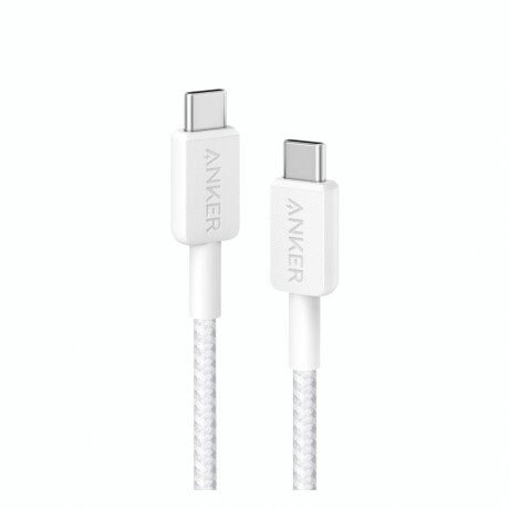 ANKER CABLE 322 USB-C TO USB-C Cable ANKER USB-C A USB-C Longitud 1M - White
