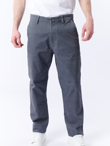Pantalón Chino Gris Oscuro