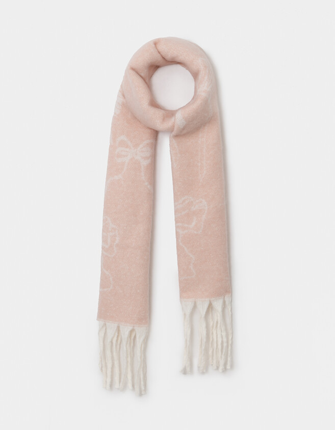 Bufandas Estampados Bufanda Estampada Moños - Rosa Viejo