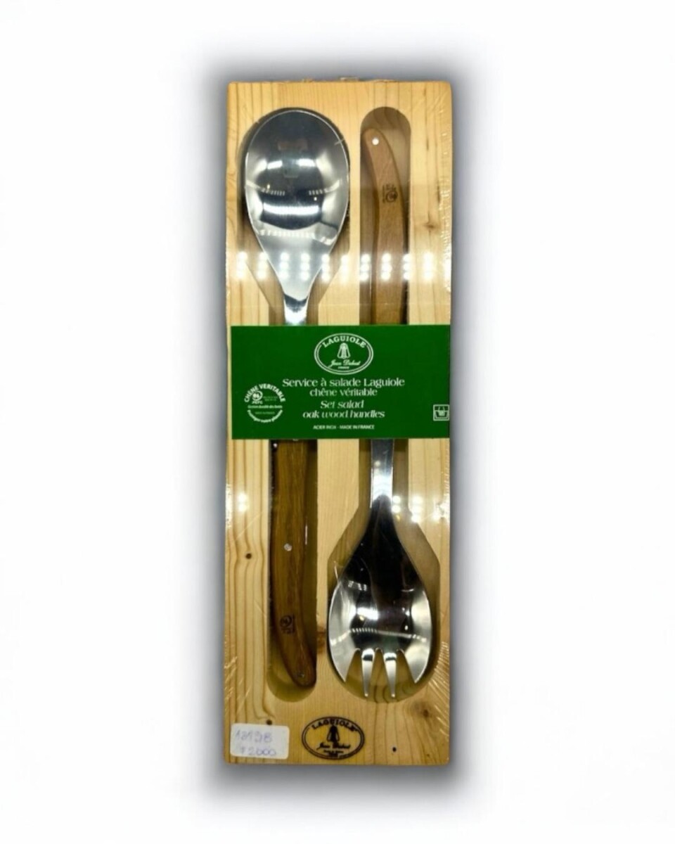 Set De Ensalada Laguiole - Madera 