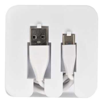 Cable De Datos Carga Usb Tipo C 1 Metro Goldtech Color Variante BLANCO