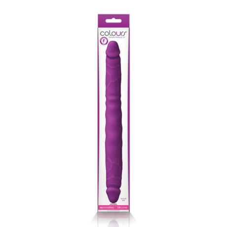 Doble Dildo Realístico Colours 30 cm Violeta