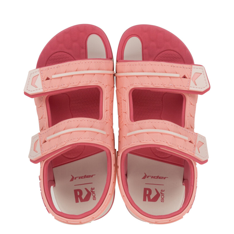 Sandalias Infantiles Rider Line Plus II Beige - Rosa