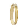 Anillo medio sin fin channa chico con siete brillantes. Anillo medio sin fin channa chico con siete brillantes.