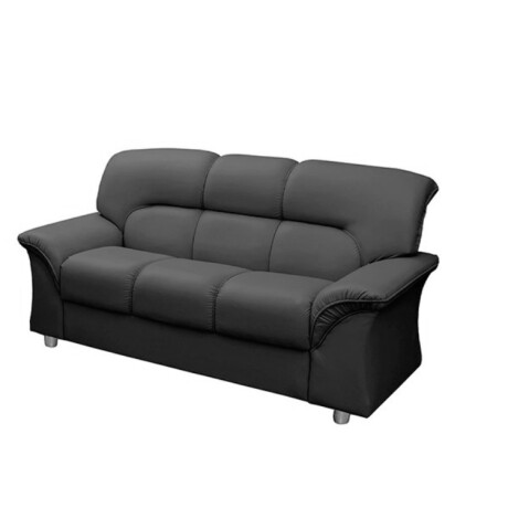 Sofa Turquia 3 Cuerpos Pu Negro Sofa Turquia 3 Cuerpos Pu Negro