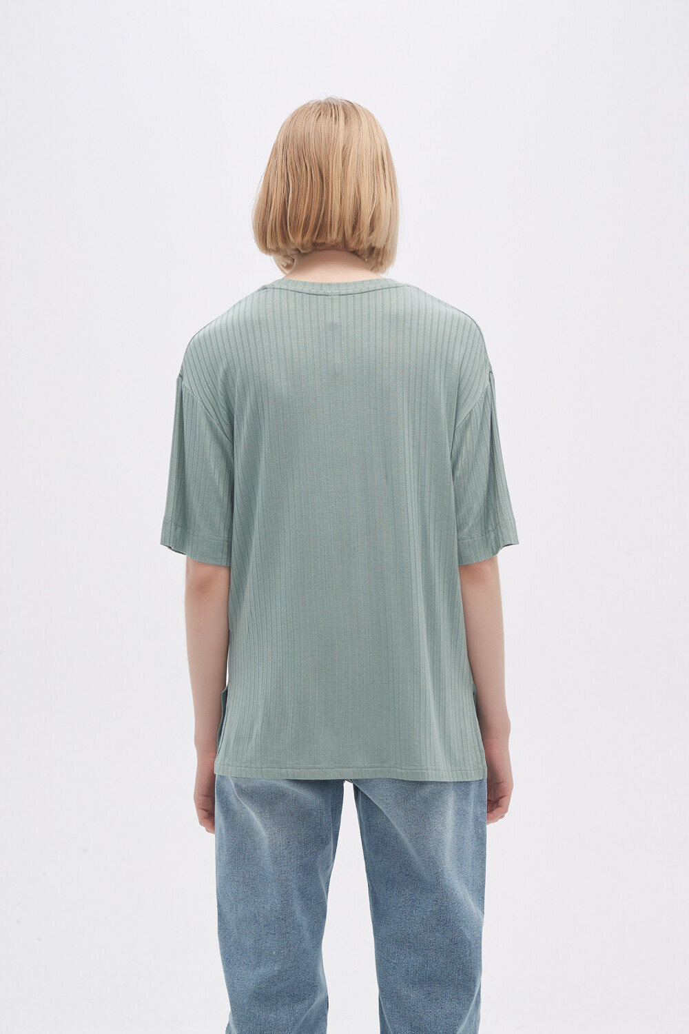 Remera Javid Verde Azulado