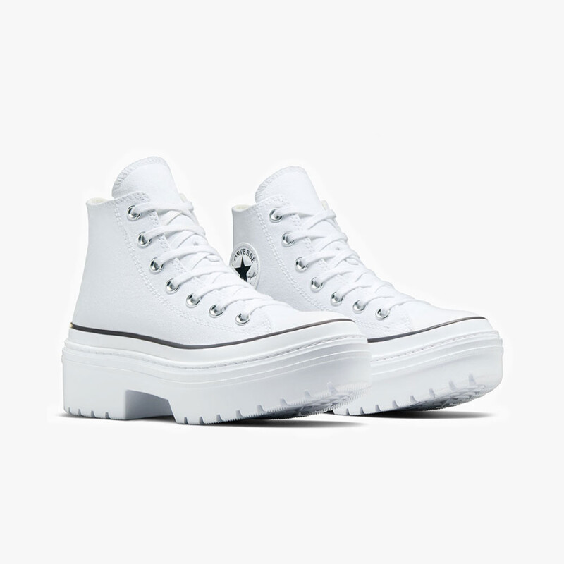 CTAS LUGGED HEEL HI WHITE/BLACK/EGRET WHITE/BLACK/EGRET