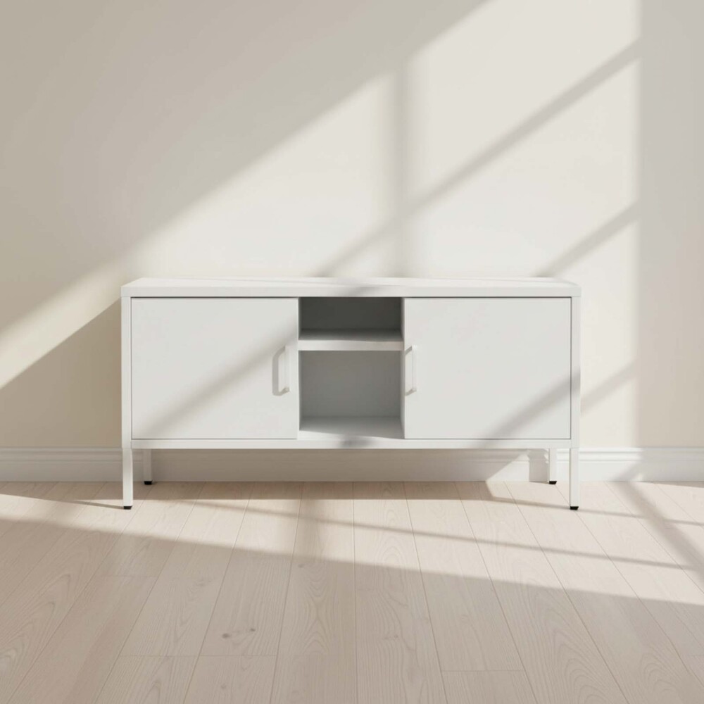 RACK PARA TV METAL BLANCO OLIVIA