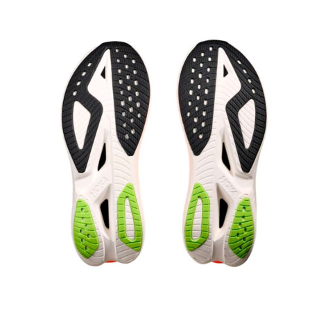 Hoka Champion Mach X 3 Hombre Blanco-Naranja