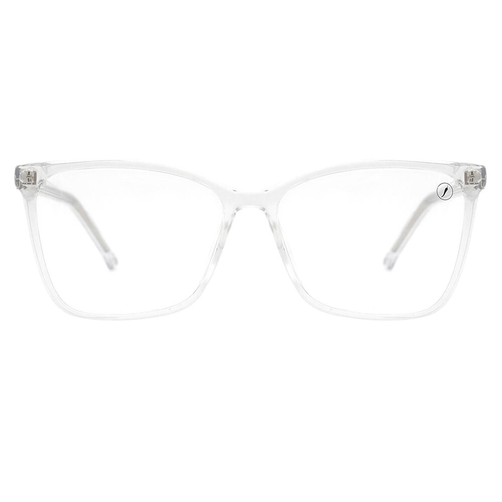 Lentes De Sol Otica Cuadrado - Mujer Transparente/Transparente