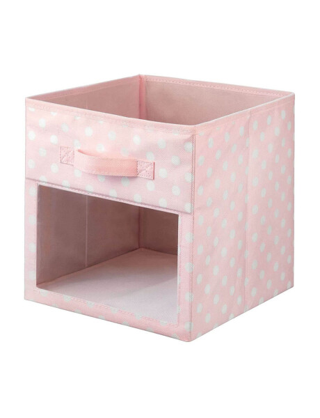 CAJA ORGANIZADORA TELA 27x27x28CM ROSA CAJA ORGANIZADORA TELA 27x27x28CM ROSA