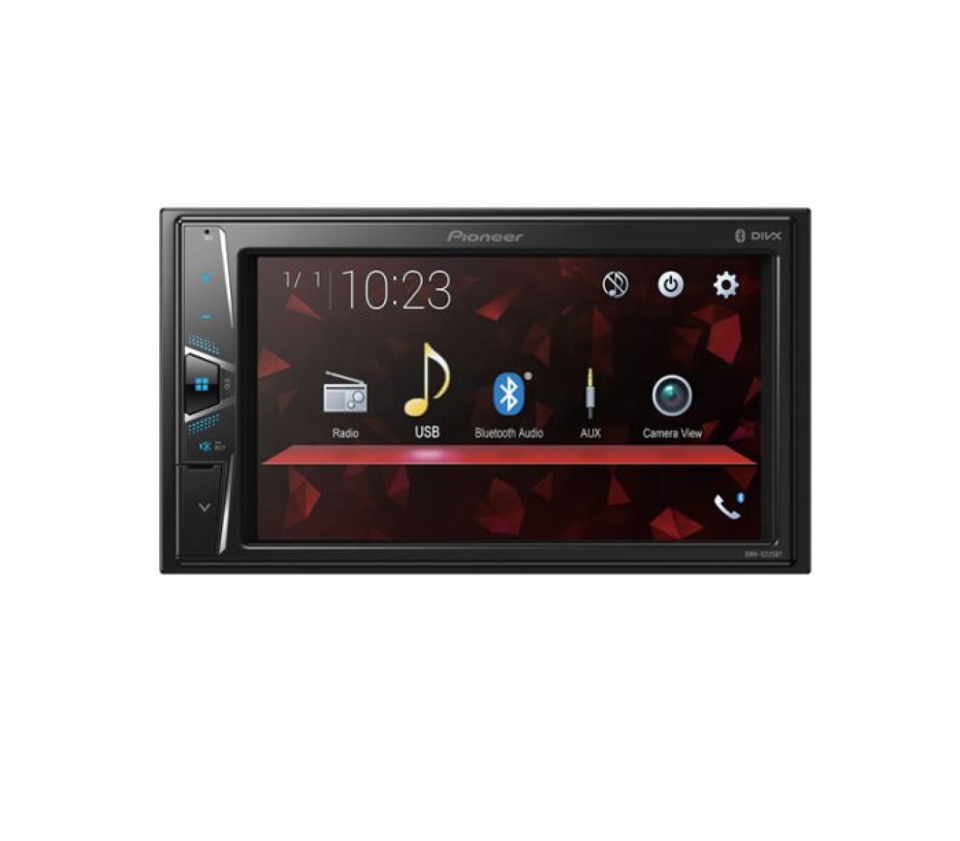 Autoradio Pioneer MVH-G225BT Bluetooth USB AUX para Auto 