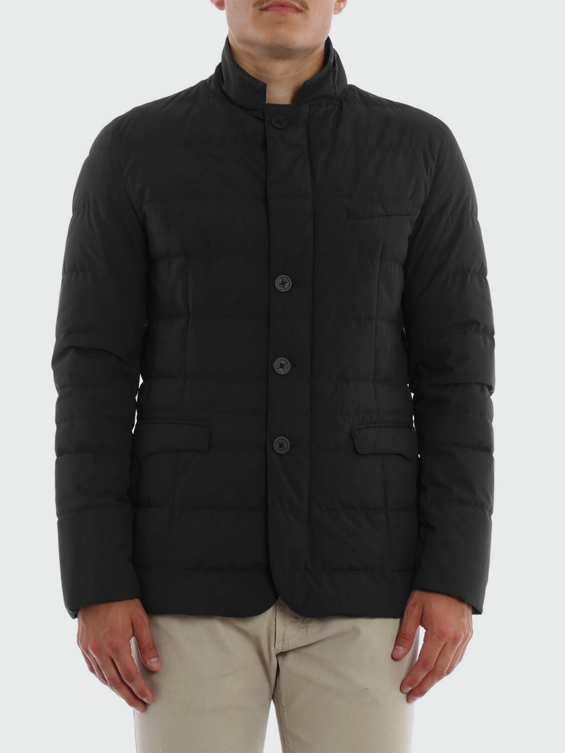 Herno-Chaqueta de Vestir rellena de plumas, Gortex Negro