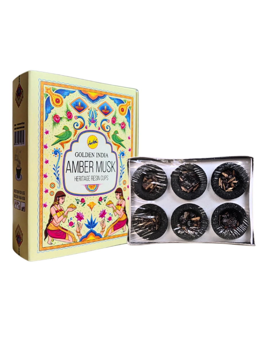 CARBÓN CON RESINA SREE VANI X3 - Ambar/musk 