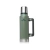 Termo Stanley Classic 1.4 L con Asa Plegable y Tapón Cebador Verde