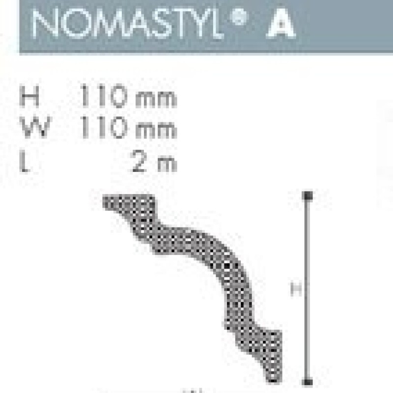 MOLDURA POLIESTIRENO NOMASTYL- A - 2 mts - N/A