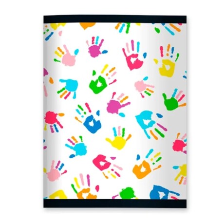 Cuaderno Campus 48 Hojas Liso Manos de Colores