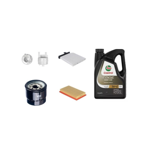 KIT DE FILTROS Y ACEITE 5W40 CASTROL Kit De Filtros Y Aceite 5w40 Castrol