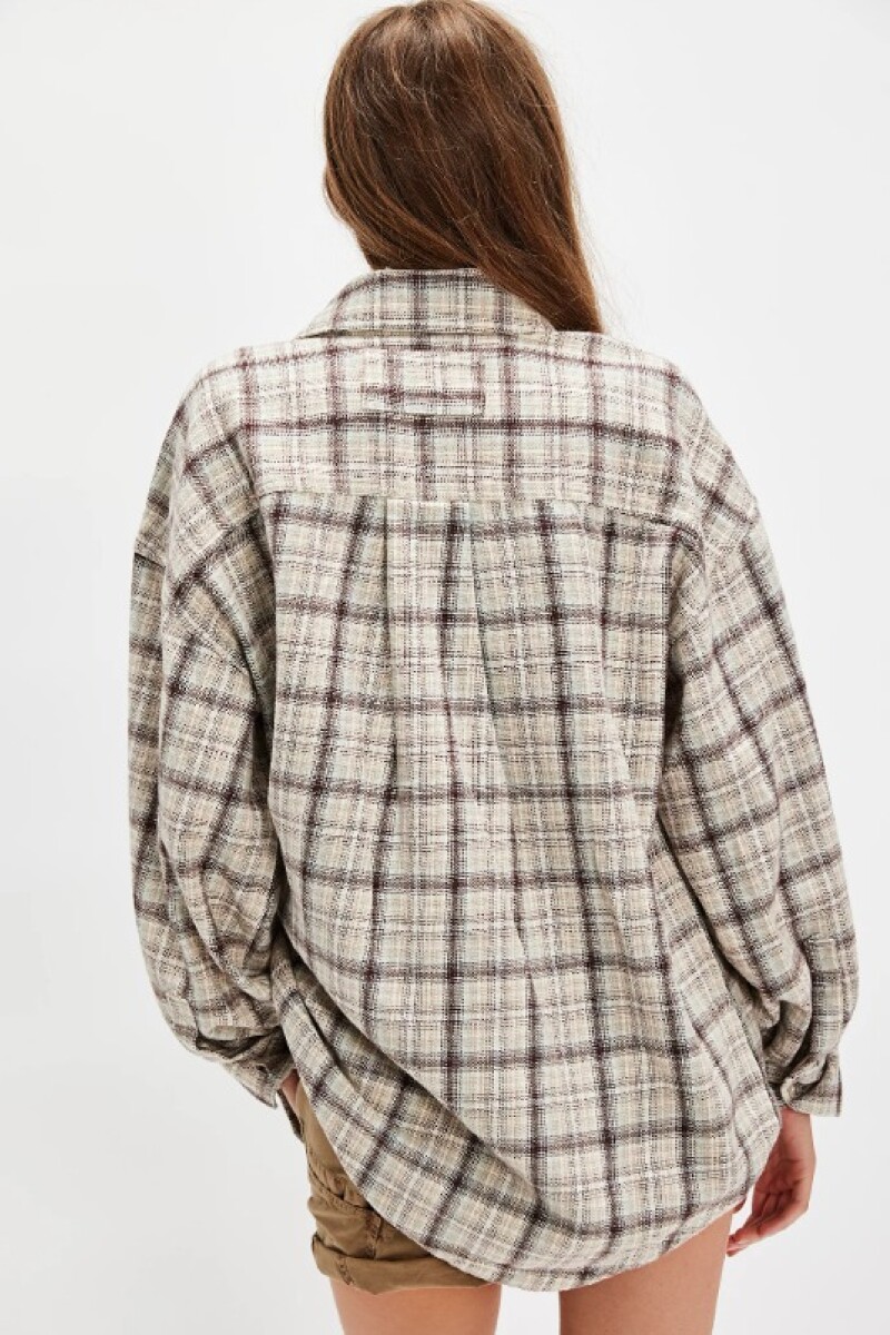 ASHLEY PLAID SHIRT Marfil
