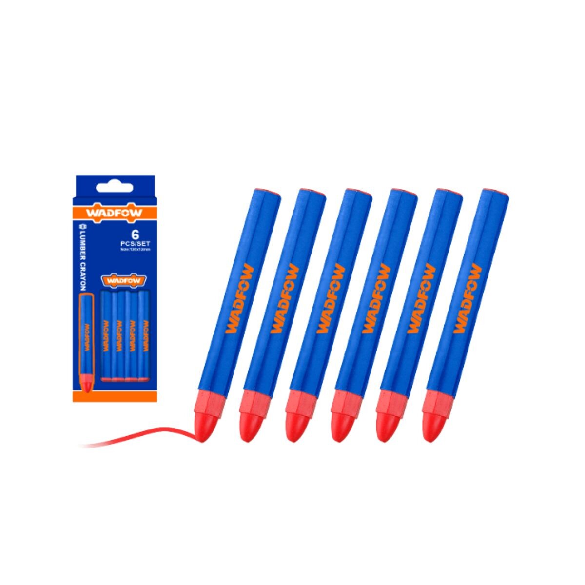Set X6 Crayon De Madera Wadfow 
