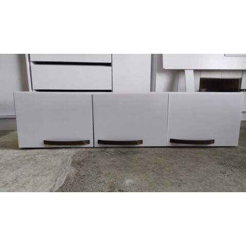 [ OUTLET ] Aéreo Alacena Modular Tres Puertas Asas Polipropileno MX - MDP BLANCO [ MUEBLE ARMADO - SOLO RETIRO ] [ OUTLET ] Aéreo Alacena Modular Tres Puertas Asas Polipropileno MX - MDP BLANCO [ MUEBLE ARMADO - SOLO RETIRO ]