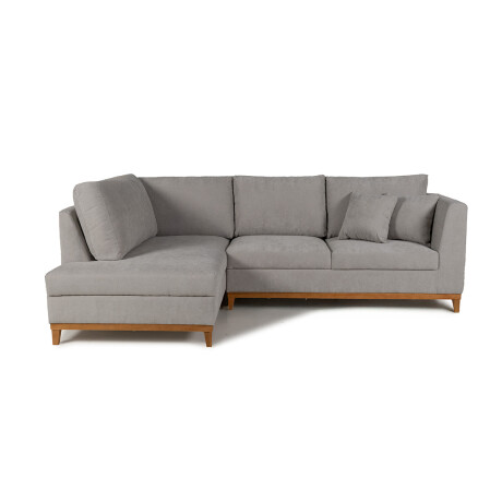 Rinconera Belfast - Tela Microfibra - Chaise izquierdo 2228 (Gris)