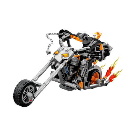 Lego Meca y Moto del Motorista Fantasma 264 Piezas +7 Super Heroes