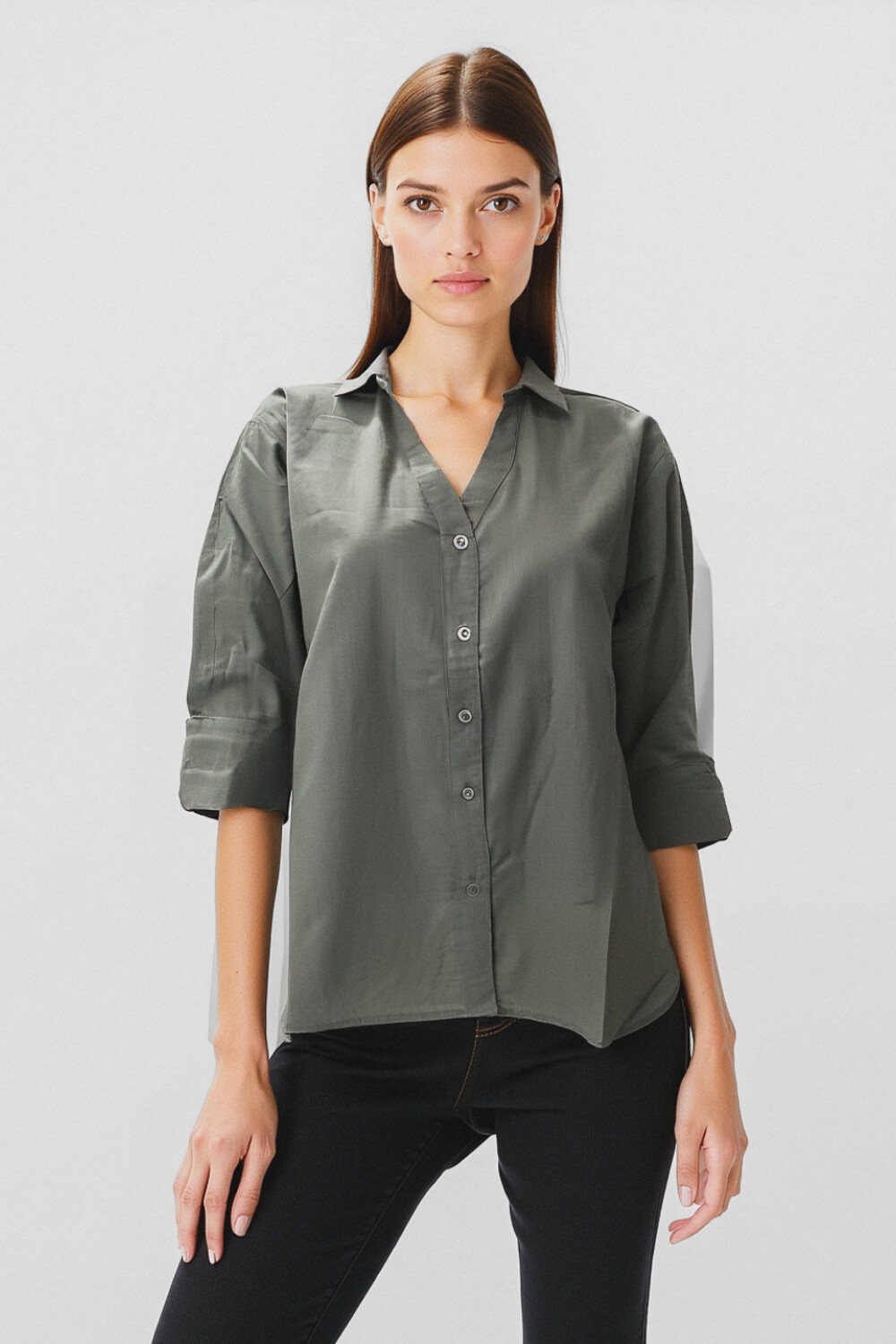 Camisa Oppu Verde Azulado