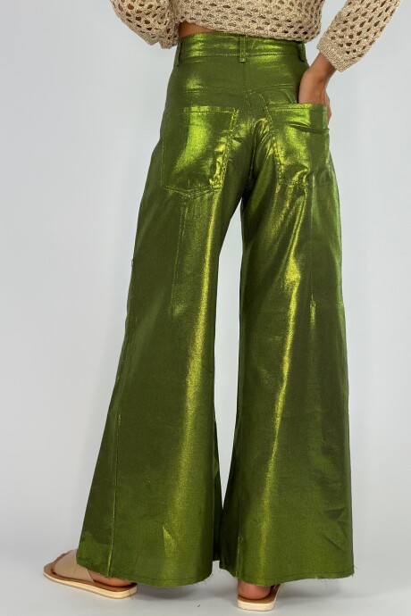 PANTALON JACINTO METALIZADO Verde