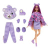 Muñeca Barbie Cutie Reveal Care Bears Generosa Lila