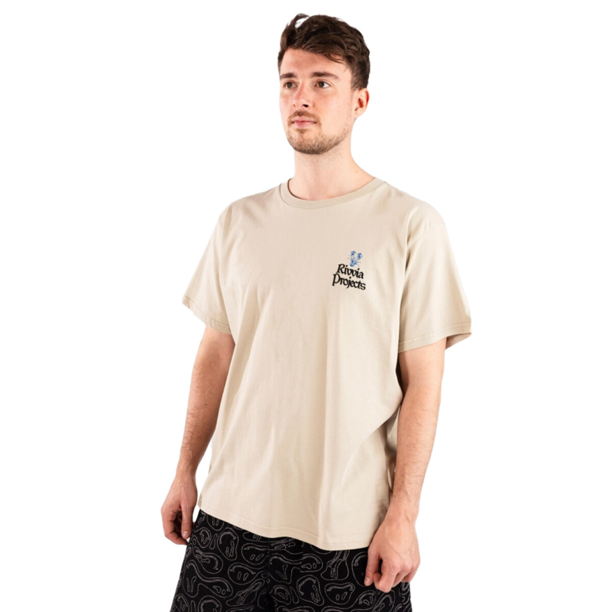 Remera Rivvia Bloom Stack - Beige 