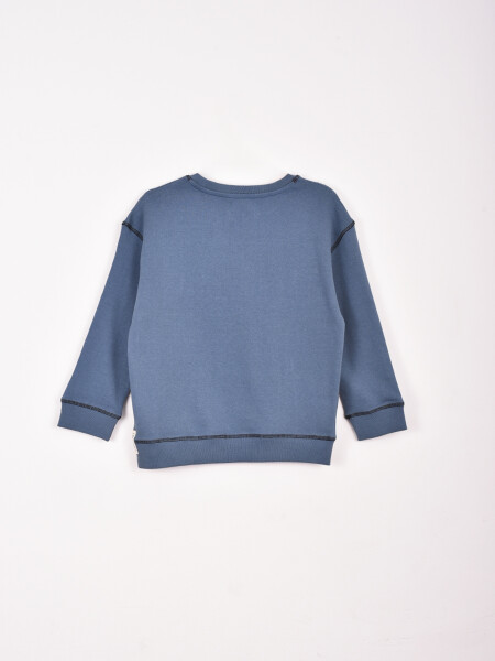 BUZO PESPUN AZUL PIEDRA