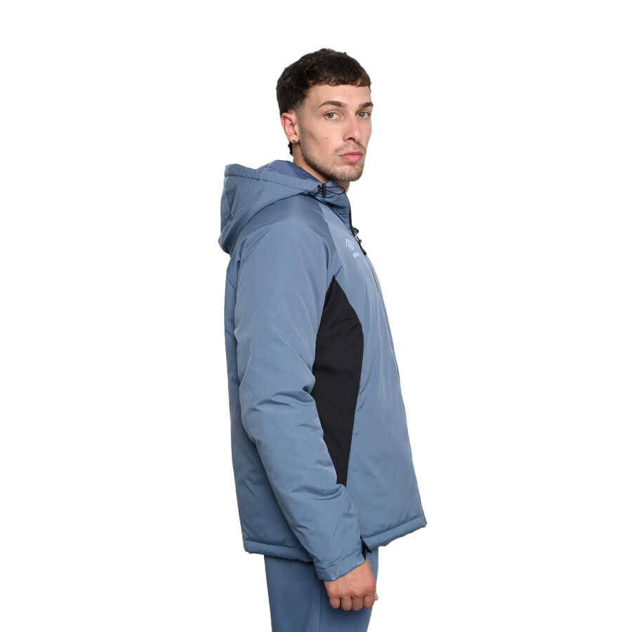 Campera de Hombre Umbro Azul Piedra - Negro