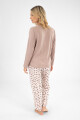 Pijama plainleopard Lila
