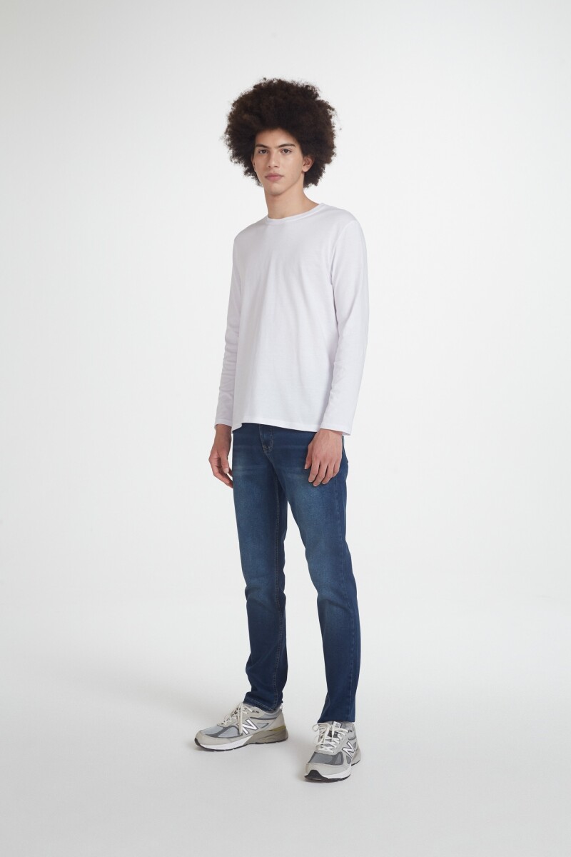 CAMISETA ML MASC - BRANCO 