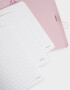 Anotadores Cuadernos y Memos PU Set De 3 Libretas Con Cover De Pu - Rosa Claro